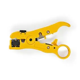 Cable Stripping Plier, Stripping Tool, ABS / Steel, Black / Yellow