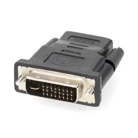 HDMI™ Adapter, DVI-D 24+1-Pin Male, HDMI™ Output, Nickel Plated, Straight