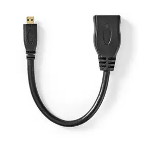 High Speed HDMI™ Cable with Ethernet, HDMI™ Micro Connector, HDMI™ Output, 4K@30Hz, 10.2 Gbps