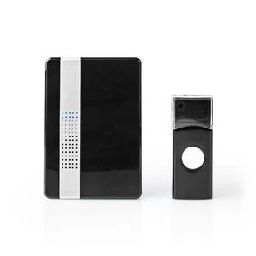 Wireless Doorbell Set, Mains Powered, 220 - 240 V AC 50 Hz, 1x CR2032, Volume: 80 dB