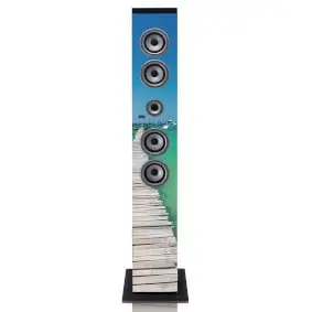 Tower speaker, bt, pll fm, usb