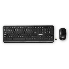 Mouse and Keyboard Set, Wireless, Mouse and keyboard connection: USB, 800 / 1200 / 1600 dpi, Adjustable DPI