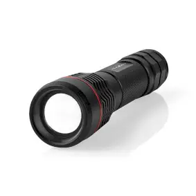 LED Torch, Battery Powered, 3.7 V DC, 10 W, 1x 18650