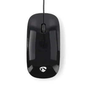 Mouse, Wired, 1000 dpi, Number of buttons: 3, Both Handed