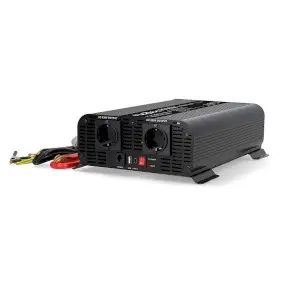 Power Inverter Pure Sine Wave, Input voltage: 12 V DC, Device power output connection(s): Type F (CEE 7/3) / USB-A / 1x USB-C™, 230 V AC 50 Hz, 2000 W