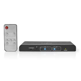 HDMI™ Extractor, 2x HDMI™ Input, TosLink Female / 1x 3.5 mm Audio Out / 1x HDMI™ Output / 2x RCA, Maximum resolution: 4K@60Hz, 18 Gbps