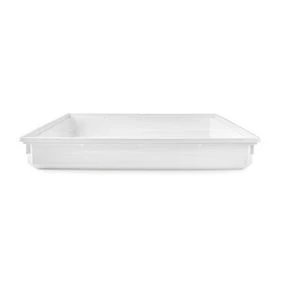 Drip Tray for Washing Machine, Plastic, White, 70 x 70 x 10 cm