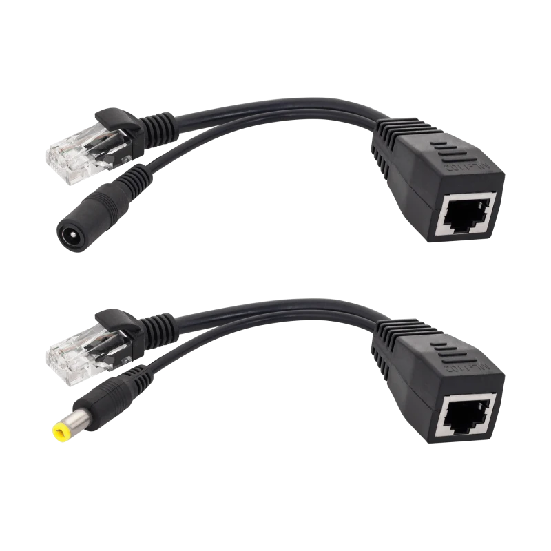 PoE адаптер - питание по LAN для AP, РОУТЕРА черный E4653