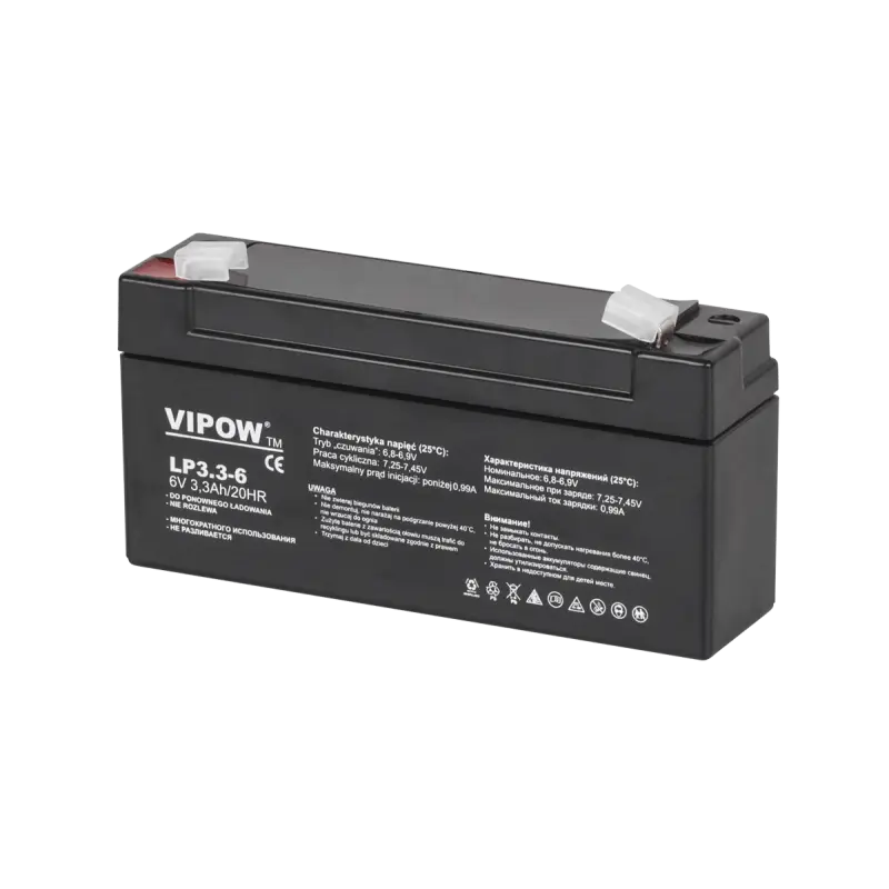 VIPOW 6V 3.3Ah geelaku