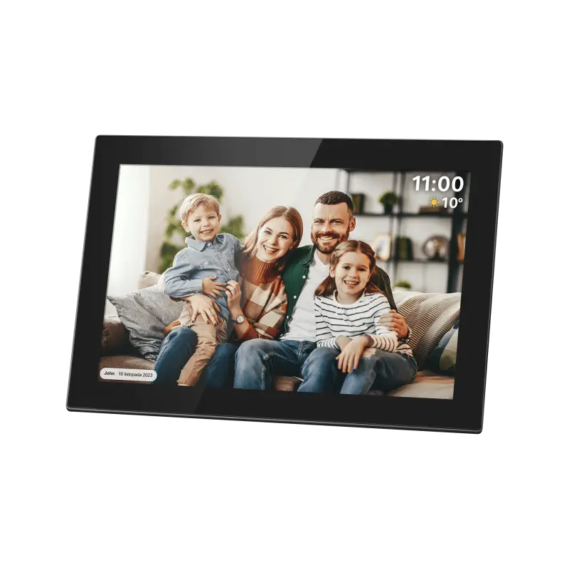 Kruger&Matz FRAMEO Wi-Fi digitaalne pildiraam 10,1" must