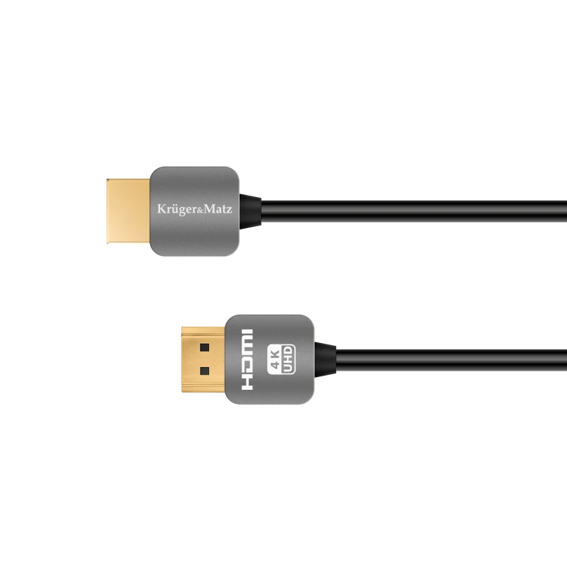 HDMI to HDMI cable, male-male (A-A), 1.8m, Kruger&Matz 4K
