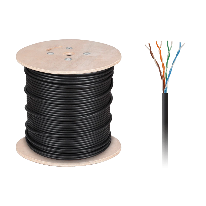 Медный компьютерный кабель - витая пара UTP Cat5e + гель