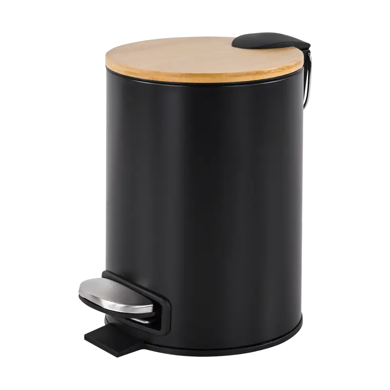 Bathroom trash can 3l (black)