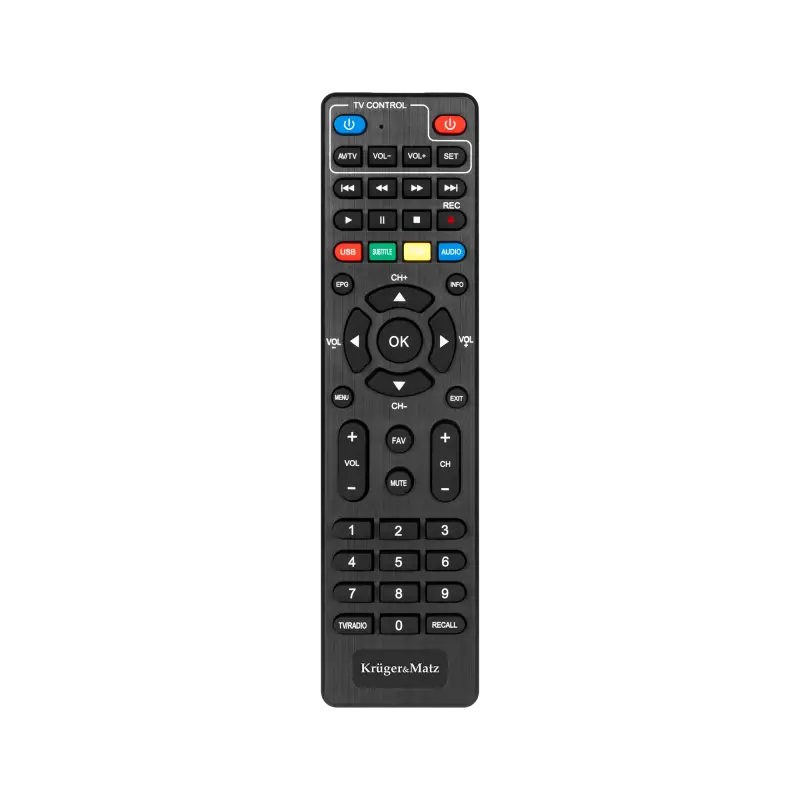 Remote control for Kruger & Matz KM0550/KM0550A/KM0550B/KM0550C tuner