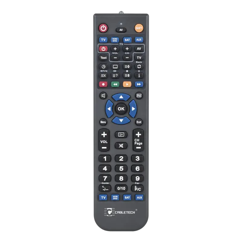 Universaalne programmeeritav Cabletech 4 in 1 kaugjuhtimispult
