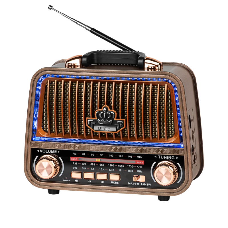 Аналоговое портативное радио Kruger&Matz KM0833 с солнечной батареей