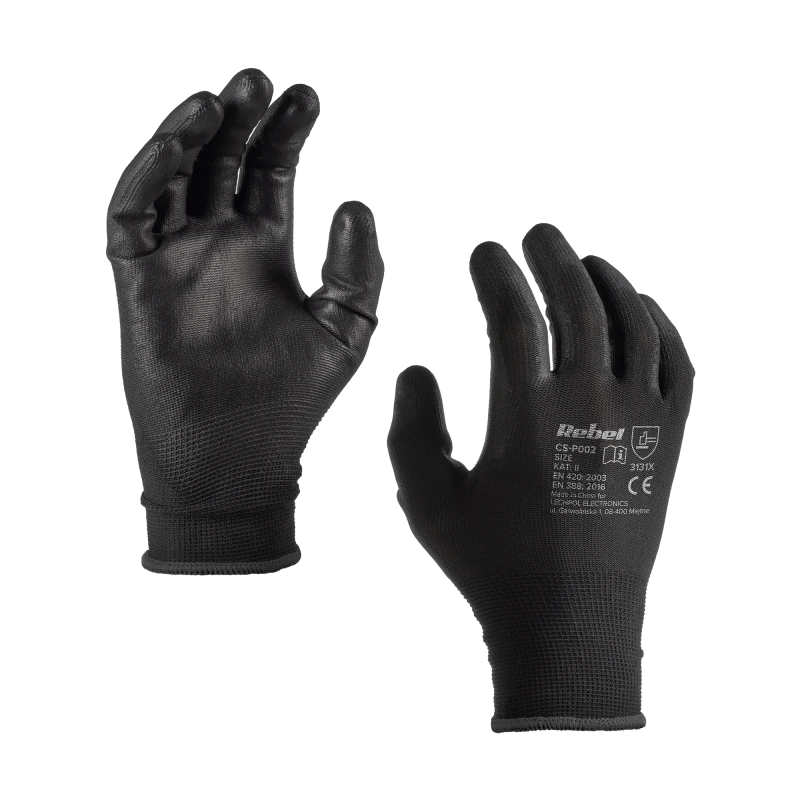 Polyurethane work gloves CS-P002 size 10 XL (10 sets)