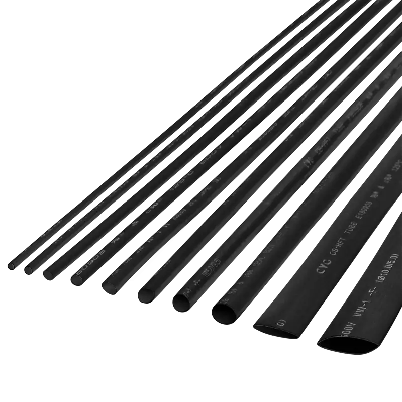 Heat shrink tube 3.5 mm - 1 m black Rebel