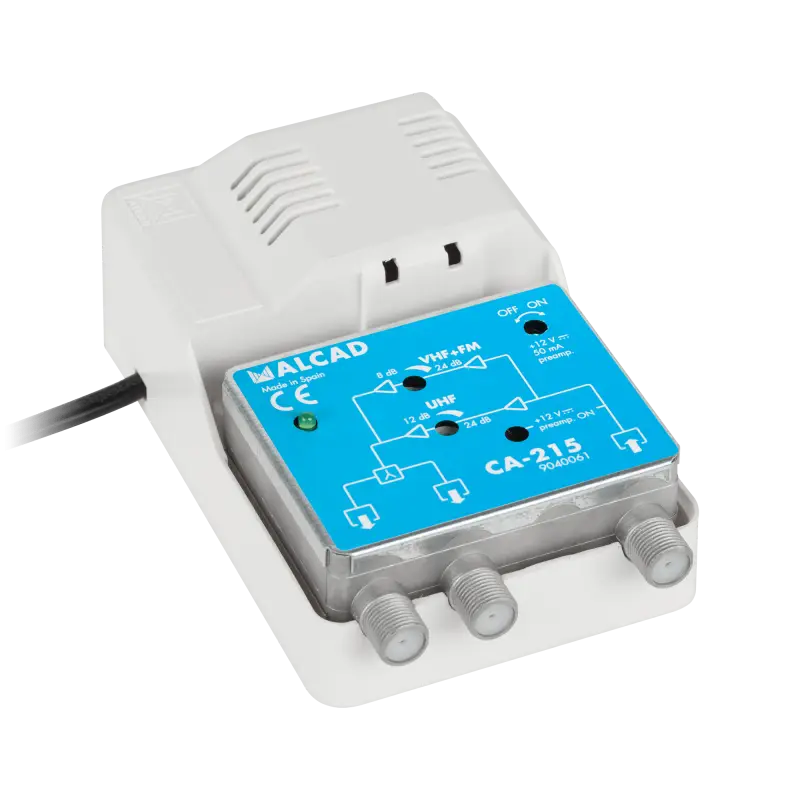 Broadband antenna amplifier 12V CA-215 ALCAD