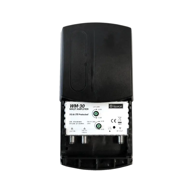 Mast amplifier WM-30 FM/VHF+UHF DVB-T2 5G PROTECTED Telkom Telmor