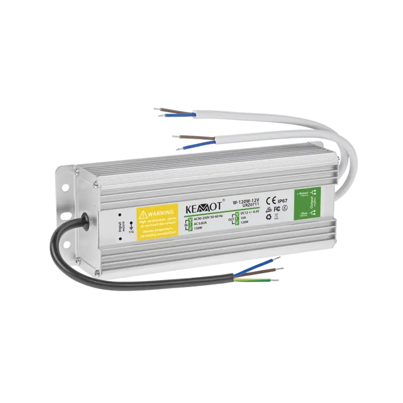 Power supply for LED strip W-120W-12V 10A IP67