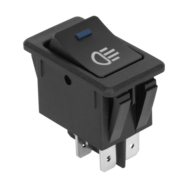 12 V lüliti pistik sinise LED-iga valgustuslüliti