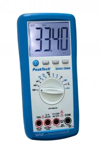 Digitaalne multimeeter, 4000 loendiga, 600 V AC/DC