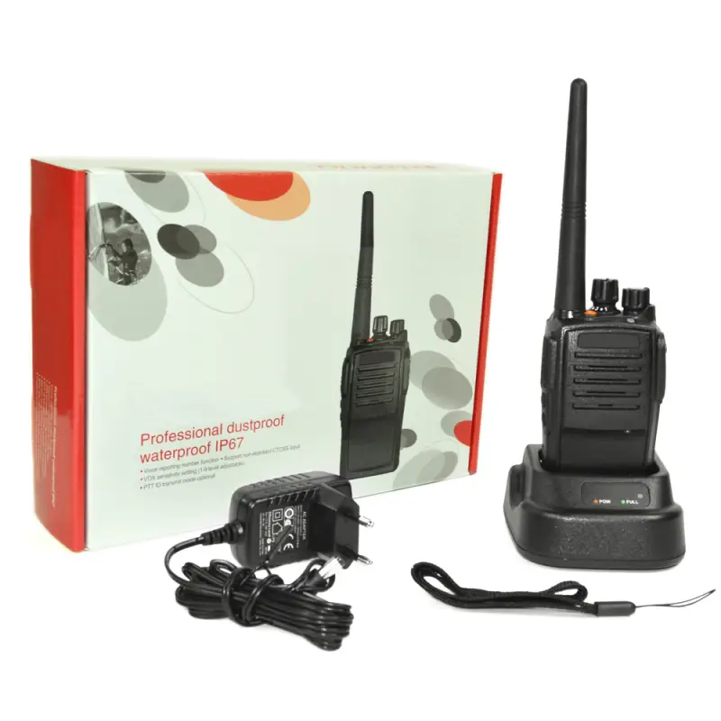 UHF kaasaskantav raadiojaam PNI PX585, IP67 veekindel