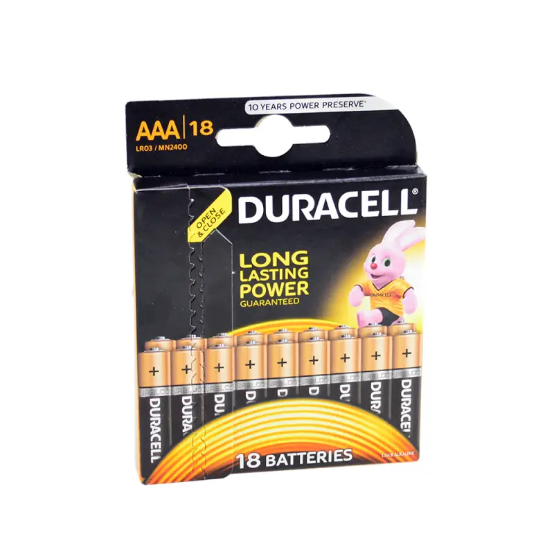 Duracell Alkaline AAA või R3 leelispatarei 81483686 18 tk blister