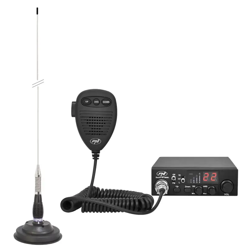 CB-raadio komplekt PNI ESCORT HP 8000L ASQ + CB PNI ML100 antenn