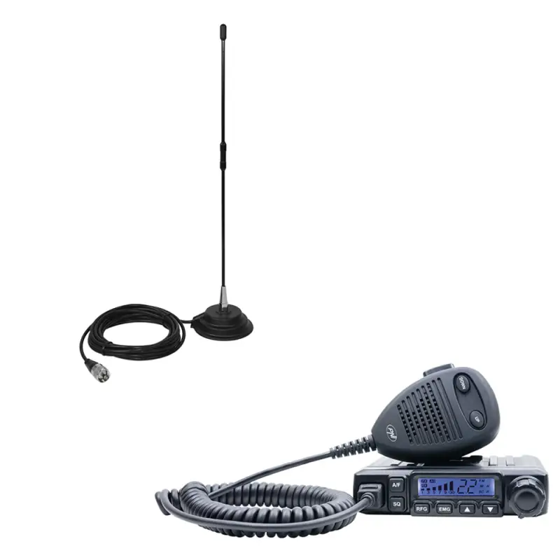 PNI Escort HP 6500 ASQ CB-raadiojaam + PNI Extra 40 CB-antenn