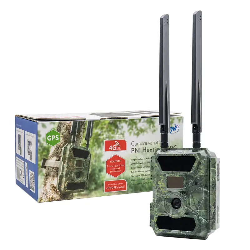 PNI Hunting 400C 12MP 4G LTE GPS Camera, Full HD 1080P, Night Vision
