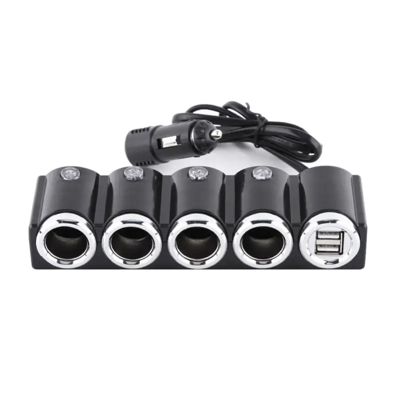 PNI Lighter 04 12V / 24V 4 valgusväljundiga autojaotur, 2xUSB, LED indikaator