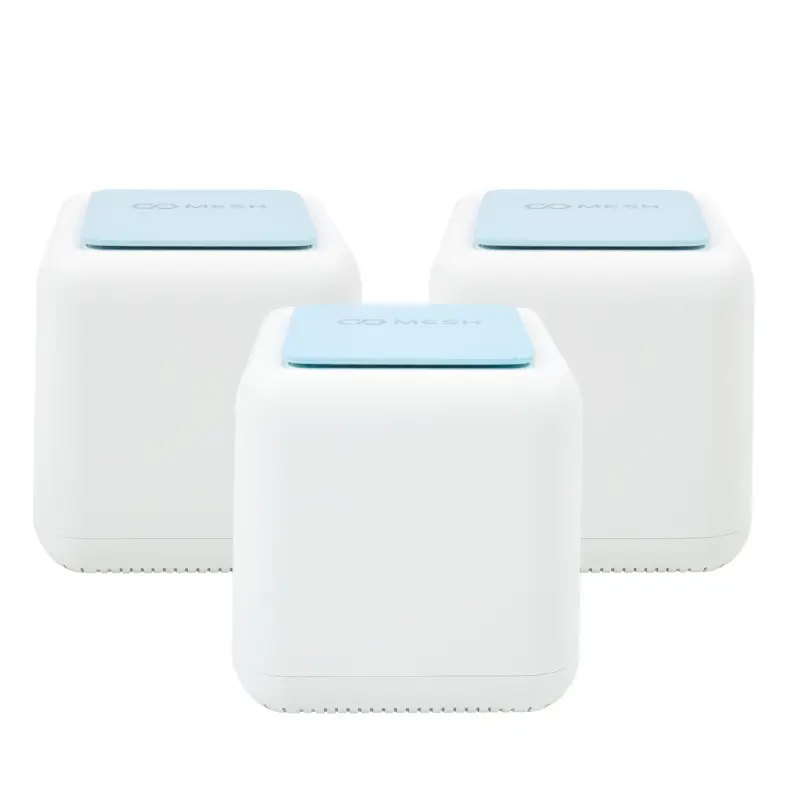 PNI GB1200 Gigabit Wi-Fi Mesh süsteem täieliku kodukattega, 3 tk ruuter ja AP tugijaam