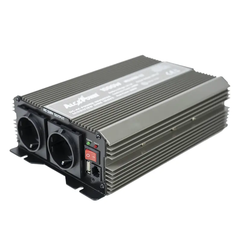 AlcaPower by President 1000W 12V-230V toiteinverter, modifitseeritud siinuslaine, USB, kaugjuhtimise sisend