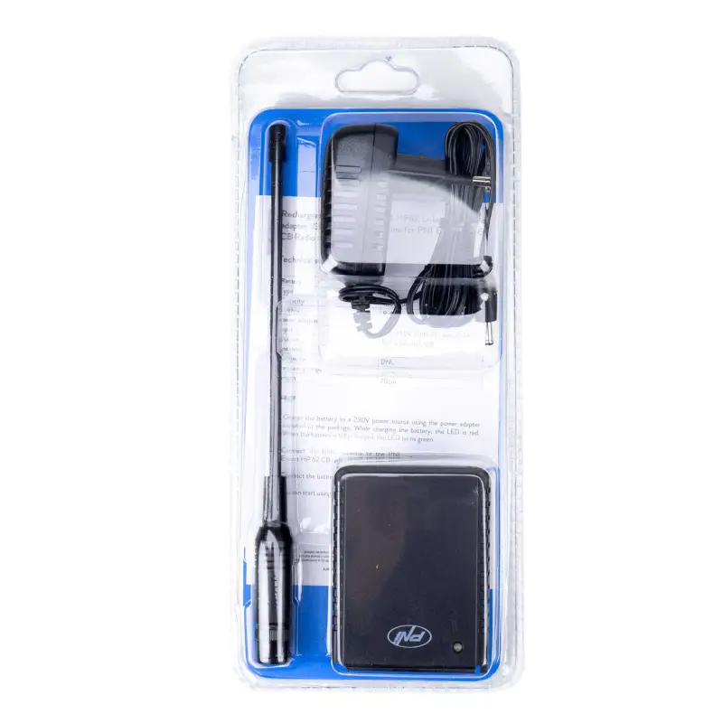 PNI PB-HP62 Li-Ion 1500mAh akukomplekt, 230V toide, BNC antenn PNI Escort HP 62 jaamale
