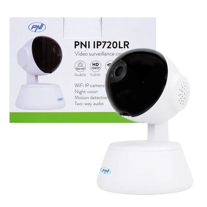 PNI IP720LR 1080P 2 MP videovalvekaamera IP P2P PTZ juhtmevaba, microSD kaardipesa