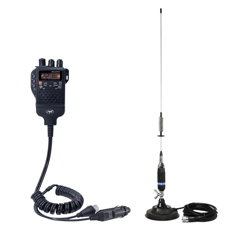 CB PNI Escort HP 62 raadiojaama komplekt ja PNI S75 antenn koos magnetiga
