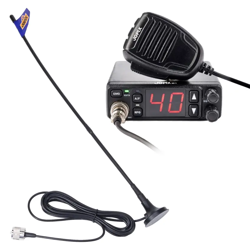 CB Jopix AP-7 raadiojaama komplekt ja CB MAG-7 antenn koos magnetiga