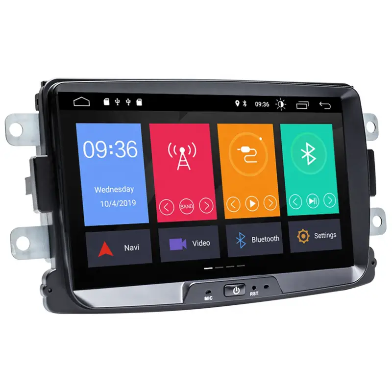 PNI DAC100 auto multimeediamängija, Android 13, 2GB DDR3/32GB ROM, navigeerimine Dacia/Renault jaoks, puuteekraan, BT, RDS