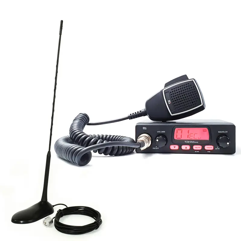Komplekt CB raadio TTi TCB-550 EVO + antenn PNI Extra 45