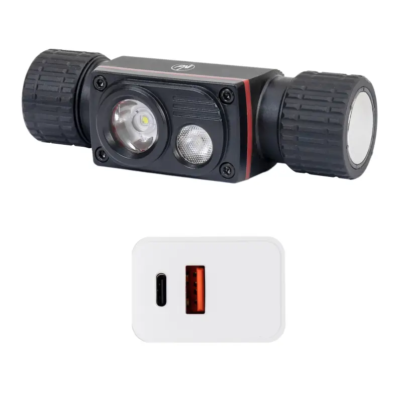 PNI Adventure F80 Dual LED pealamp, 1000 lm, 6W, 2200 mAh, IP68, koos PNI CHG300 toiteallikaga