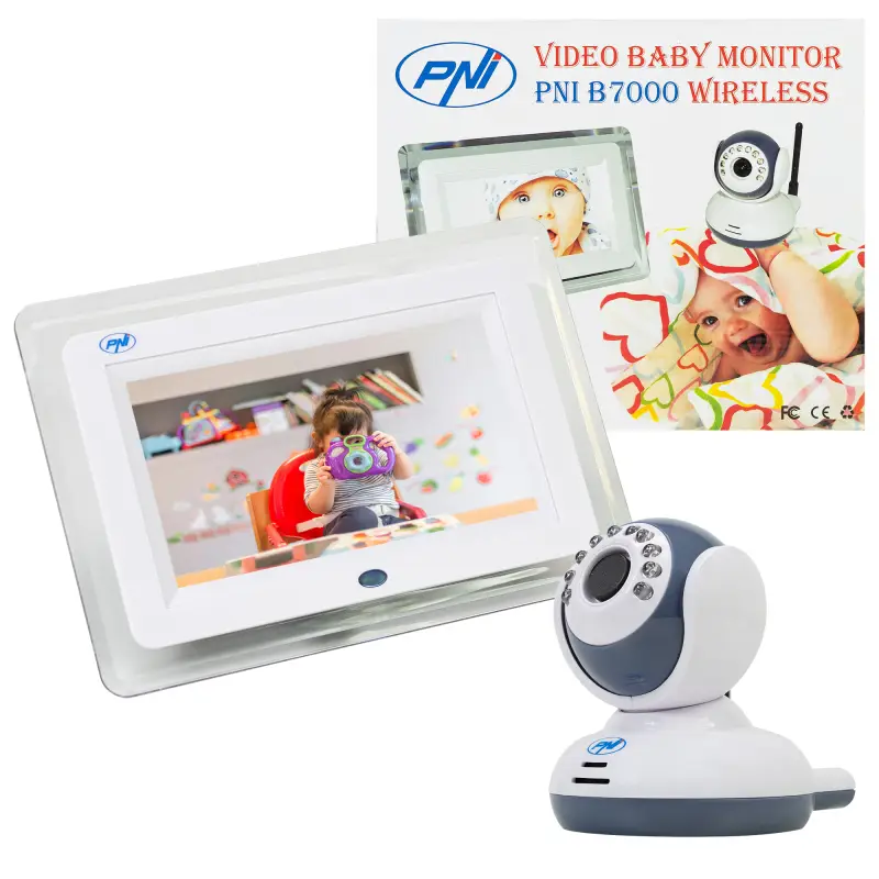 Video beebimonitor PNI B7000, 7-tolline juhtmevaba ekraan