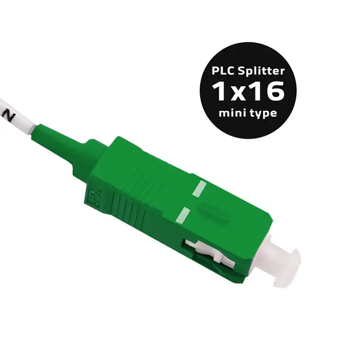 Qoltec PLC Splitter 1x16 SC/APC - SC/APC G.657A Singlemode 0.9mm