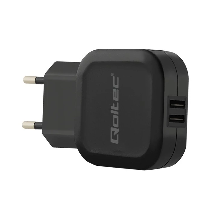 Qoltec Charger 12W 5V 2.4A 2xUSB