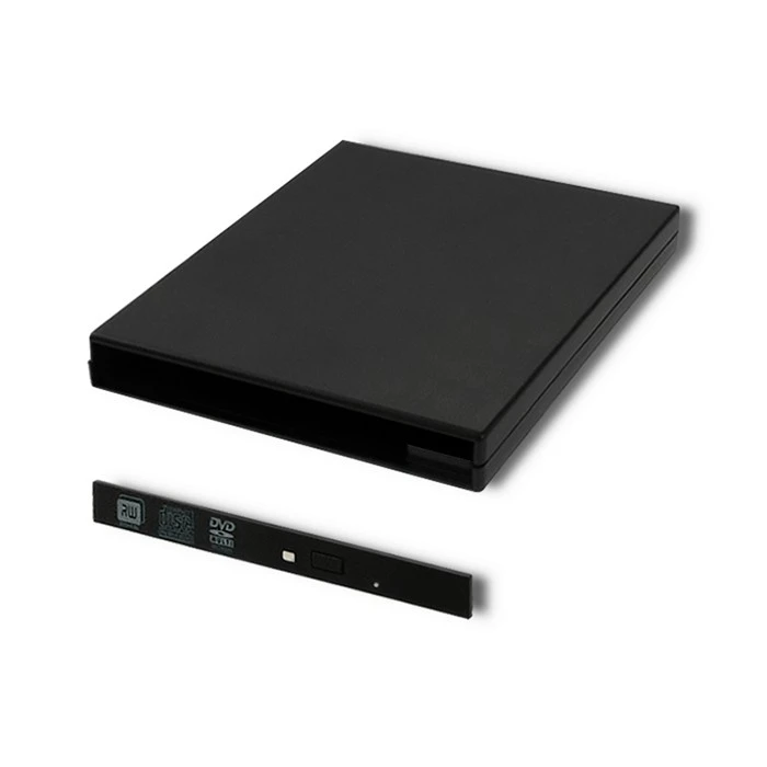 Qoltec External USB 2.0 9.5mm SATA Optical Drive Case