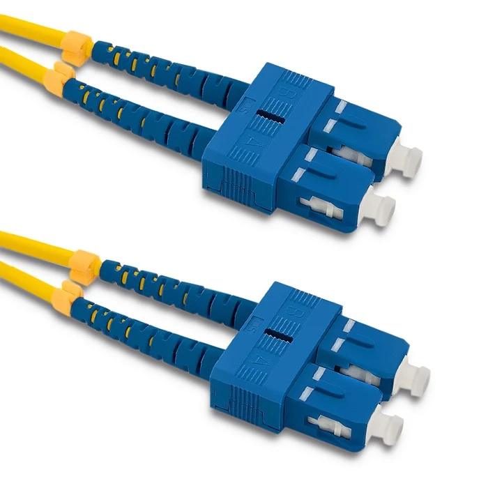 Qoltec Patchcord fiber optic SC/UPC - SC/UPC Singlemode 9/125 G652D Duplex 2m