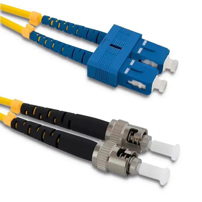 Qoltec Patchcord fiber optic SC/UPC - ST/UPC Singlemode 9/125 G652D Duplex 5m