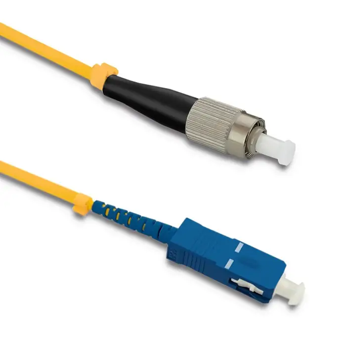 Qoltec Patchcord fiber optic FC/UPC - SC/UPC Singlemode 9/125 G652D Simplex 50m
