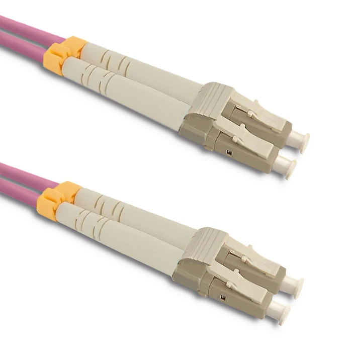Qoltec Patchcord fiber optic LC/UPC - LC/UPC Multimode 50/125 OM4 Duplex 3m